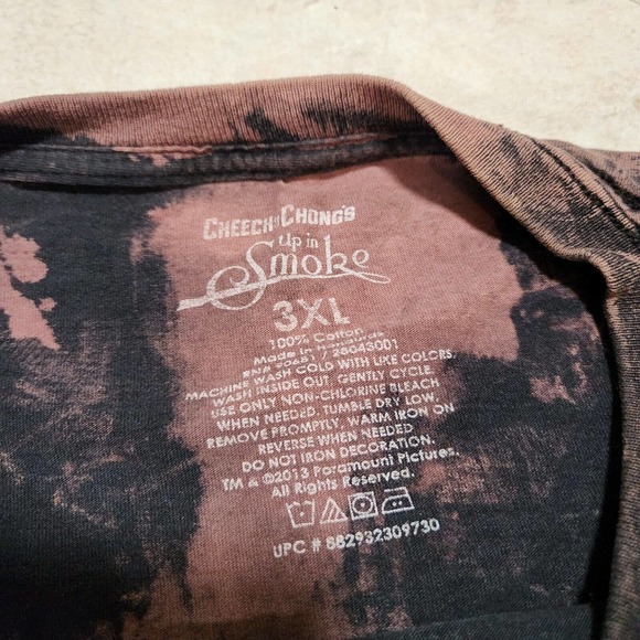 Cheech Chongs Up In Smoke Best Buds Stick Together T Shirt Mens 3XL Acid Washed - Picture 6 of 10